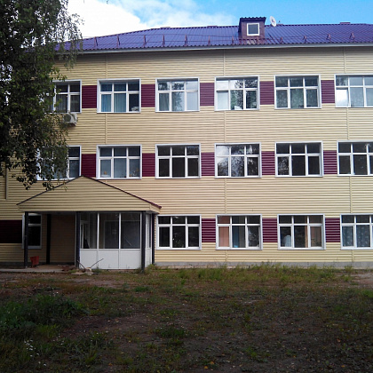 Входная группа Балезинская больница. 